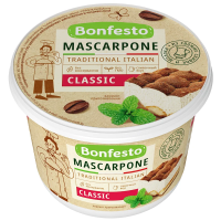 Сыр Bonfesto Маскарпоне мягкий 78%, 500г