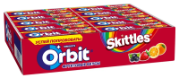 Жевательная резинка Orbit Skittles, 13.6г x 30 шт