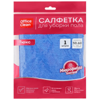 Тряпка для мытья пола OfficeClean 'Люкс', микрофибра, 50*60см, индивид. упаковка