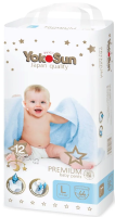 Подгузники-трусики YokoSun Premium L 9-14кг, 44шт