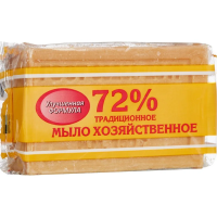 Мыло хозяйственное Меридиан Традиционное, 150г,72% ГОСТ,флоу-пак