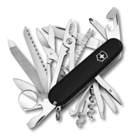 Нож перочинный Victorinox SwissChamp 33 функции, черный