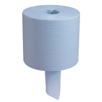 Протирочные салфетки Kimberly-Clark WypAll с центральной вытяжкой, 800шт, 38x19,5см, синие, 7255