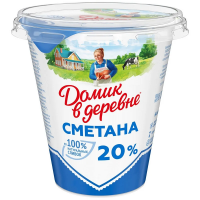 Сметана Домик в деревне 20%, 300г
