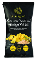 Чипсы Snackgold со вкусом оливкового масла и Гималайской розовой солью, 125г