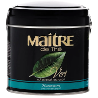 Чай Maitre Наполеон, зеленый, листовой, 100г, ж/б
