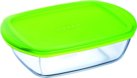 Форма для запекания Pyrex Cook&Store прямоугольная с крышкой 1.1л, 23 х 15 x 6.5см