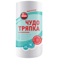 Салфетка рулонная Bagi Чудо Тряпка Econom, 25х22см, вискоза, 140шт/уп, в рулоне