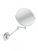 Зеркало Nofer Vanity d=20см, настенное, латунь, глянцевое, с увеличением х5 с одной стороны, 08009.2.B