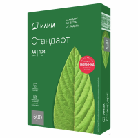 Бумага Илим Стандарт А4 80г/м2 500 листов, 5 шт