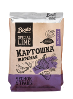 Чипсы Bruto чеснок и травы, 120г