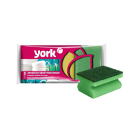 Губка York Maxi 9х7х4.3см, 3шт/уп