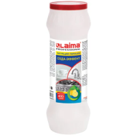 Чистящее средство для кухни Laima Professional 400г, Сода-эффект лимон, порошок