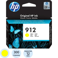 Картридж струйный HP 912 3YL79AE жел. для OfficeJet 801x/802x