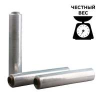 Стрейч-пленка для ручной упаковки 50см х 220м, 20мкм, растяжение 220%, прозрачная