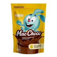 Какао Macchoco Смешарики и Маршмеллоу 235г, пакет