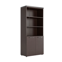 Шкаф высокий Skyland Torr THC 85.5, венге магия, 854х452х1968мм, с одним комплектом малых дверей, с топом
