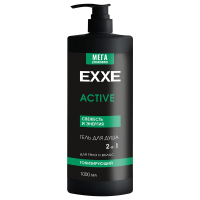 Гель для душа Exxe Men Active 2 в 1 Тонизирующий, 1л