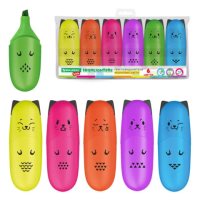 Набор текстовыделителей Brauberg CUTE CATS 6 цветов, линия письма 1-5 мм