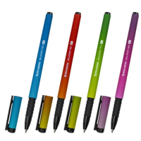 Шариковая ручка Brauberg Gradient Neon синяя, 0.35мм, корпус ассорти