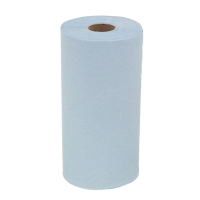 Протирочный материал Kimberly-Clark Waypall L10 7225, в рулоне, 165 листов, 1 слой, синий, 24шт
