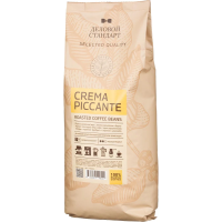 Кофе в зернах Деловой Стандарт Piccante Crema, 1кг, пачка
