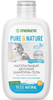Гель для душа и шампунь детский Synergetic Без слез Экстракт овса-алоэ вера, 250мл