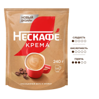 Кофе Нескафе Классик Крема растворимый, 240г