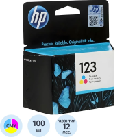 Картридж струйный Hp 123 F6V16AE CMY, 3 цвета