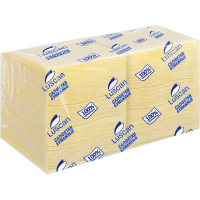 Салфетки бумажные Luscan Profi Pack 24х24см, 400шт, 1 слой, желтые пастельные
