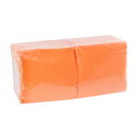 Салфетки бумажные Big Pack 24х24см, 400шт, 1 слой, оранжевые