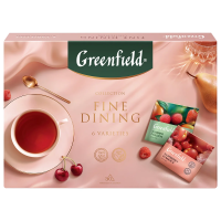 Набор чая Greenfield Файн Дининг Ассорти, 6 видов,  30пирамидок