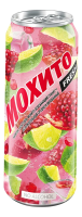 Напиток Мохито Fresh Освежающий гранат газированный, 450мл