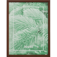 Рамка 30х40см деревянная, профиль №1, цвет 'мокко'