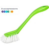 Щетка для мытья посуды М-Пластика 26см, для мытья посуды, ассорти