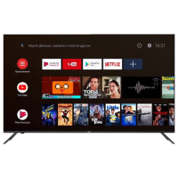 Телевизор JVC LT-43M697, 43' (109 см), 1920x1080, FullHD, 16:9, Android TV, Wi-Fi, безрамочный, черный