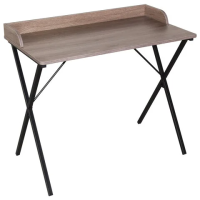 Стол компьютерный Brabix LOFT CD-008 морёный дуб, 900х500х780мм, на металлокаркасе