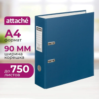 Папка регистратор с арочн.мех.AttacheSelection Экономи 90мм,син,ПБП1,карм.к