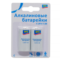 aro Батарейки С алкалиновые, 2шт