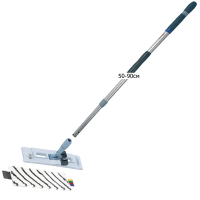 Швабра Vileda Professional УльтраСпид Про, моп МикроЛайт Макси 40см, телескопическая ручка 50-90см
