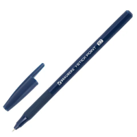 Ручка шариковая с грипом BRAUBERG 'i-STICK DEEP BLUE', СИНЯЯ, пишущий узел 0,7 мм, линия письма 0,35 мм, 144385