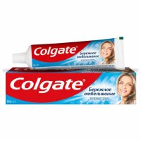 Зубная паста Colgate Бережное отбеливание, с фтором и кальцием, 100мл