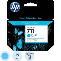 Картридж струйный Hp CZ134A, голубой, 3шт/уп