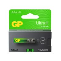 Батарейка Gp Ultra+ Alkaline AAA LR03, 8шт/уп