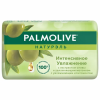 Мыло туалетное 90 г, PALMOLIVE НАТУРЭЛЬ 'Олива и увлажняющее молочко', интенсивное увлажнение, 32766, 8693495032766