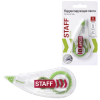 Корректирующая лента Staff 4.2мм х6м, прозрачный корпус