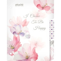 Разделитель пластиковый А5 Attache Selection Flower dreams, 3шт/уп, в асс.