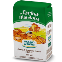 Мука Molino Grassi Manitoba пшеничная, из мягких сортов, 1кг