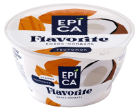 Десерт творожный Epica Favorite кокос и миндаль 8.9%, 130г