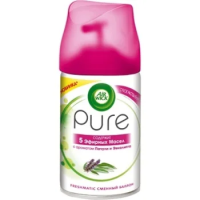 Сменный баллон для освежителя воздуха Air Wick Pure 5 эфирных масел с ароматом пачули и эвкалипта, 250мл